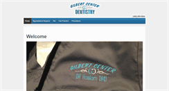 Desktop Screenshot of gilbertcenterdentistry.com